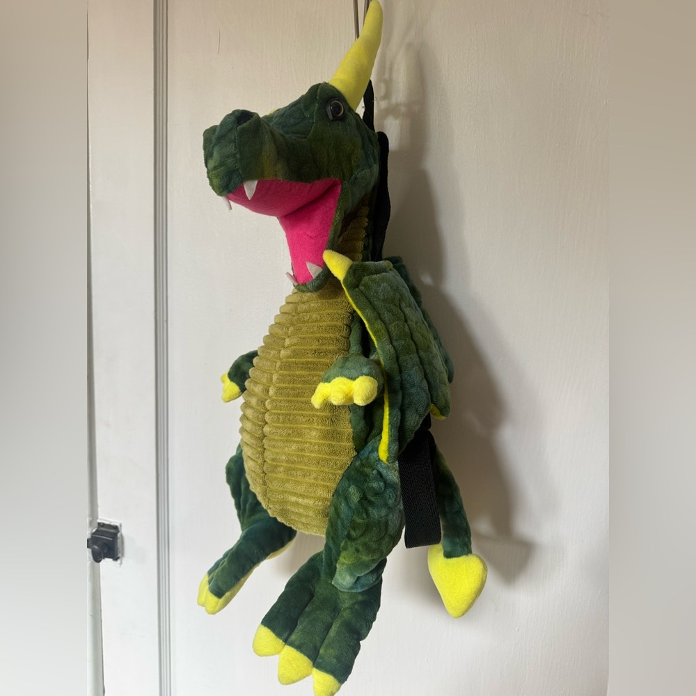 Children’s Dragon Stuffed Animal Backpack - Sleepyville Critters